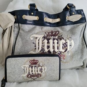 Vintage Juicy Couture Daydreamer Bag with Matching Wallet